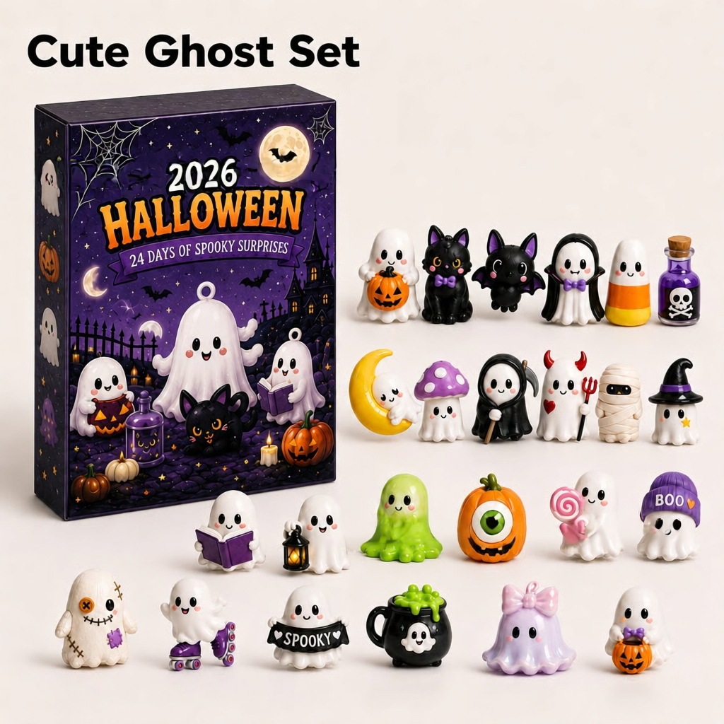 Advent Calendar Gift - Calendário do Advento de Halloween 2026,