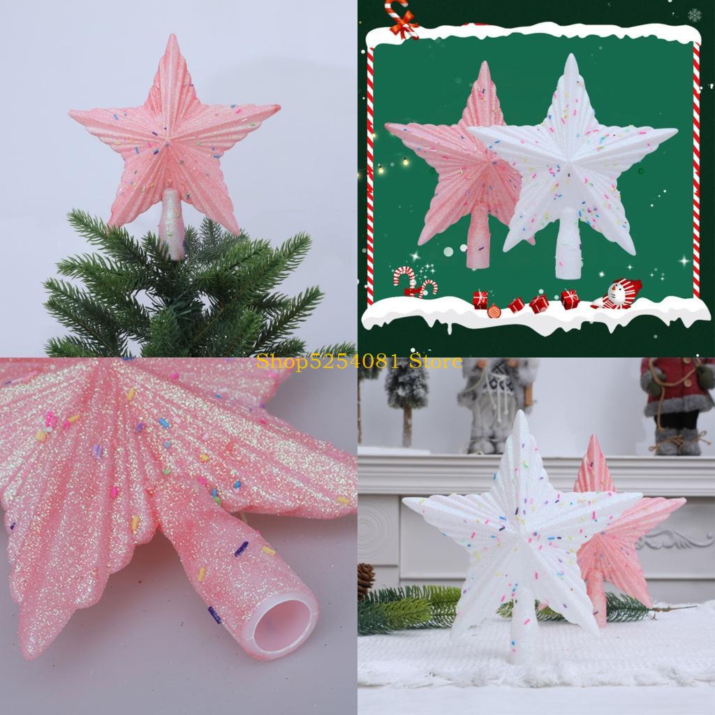 Star Tree Topper - AXYC lindo enfeite plástico para árvore
