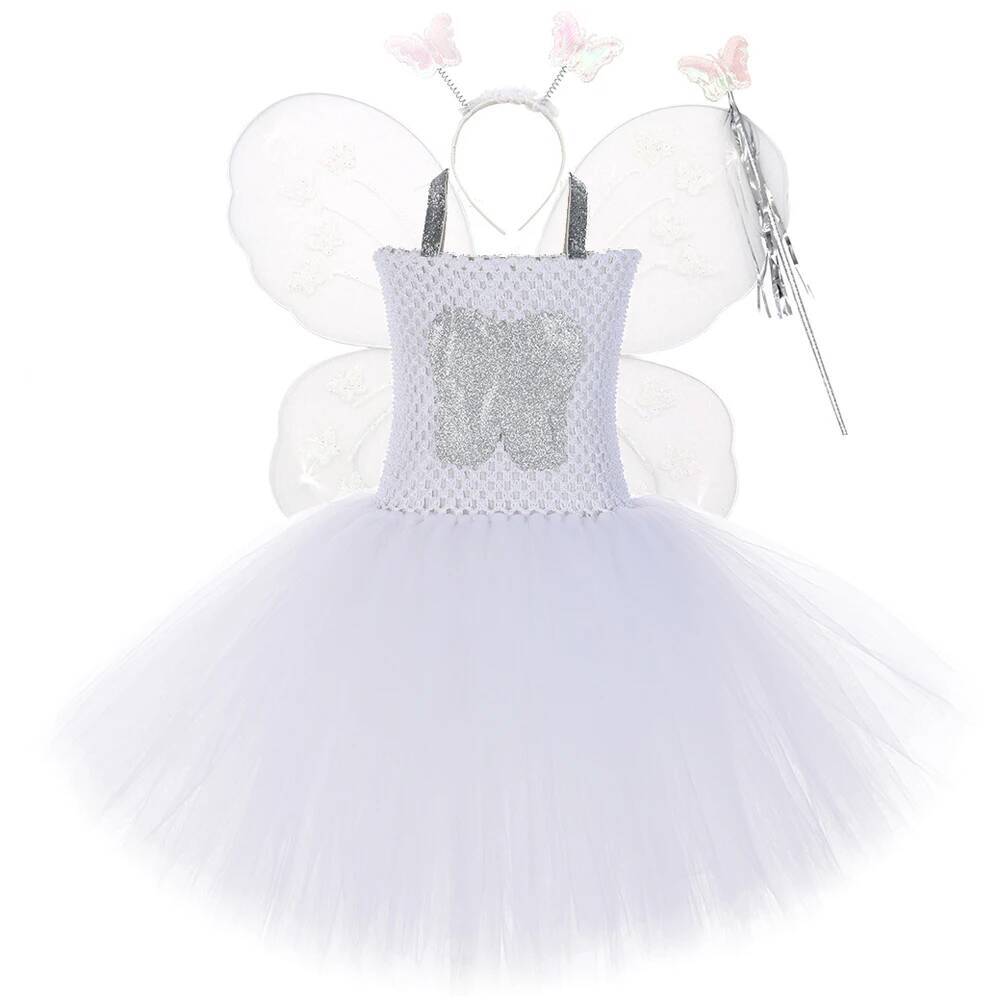 Elf Costume Christmas - Fada do dente branco para meninas,