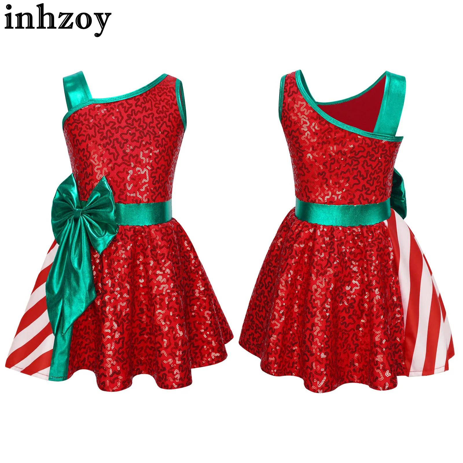 Elf Costume Christmas - Crianças meninas vestido de festa de