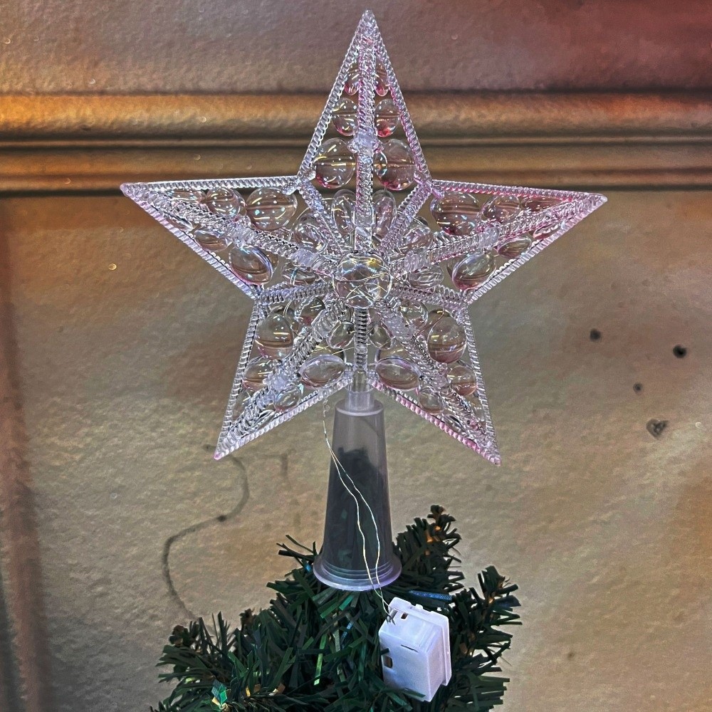 Nova estrela iluminada árvore  - Star Tree Topper avaliação e preço