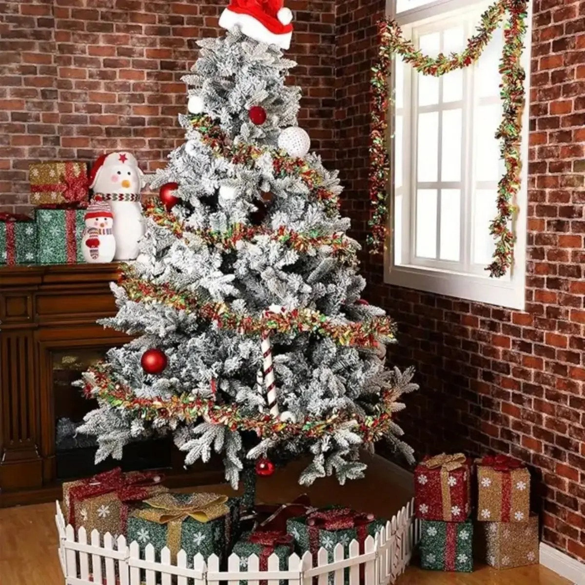 Guirlanda de Natal com Luzes L - Tinsel Garland Decoration avaliação e preço