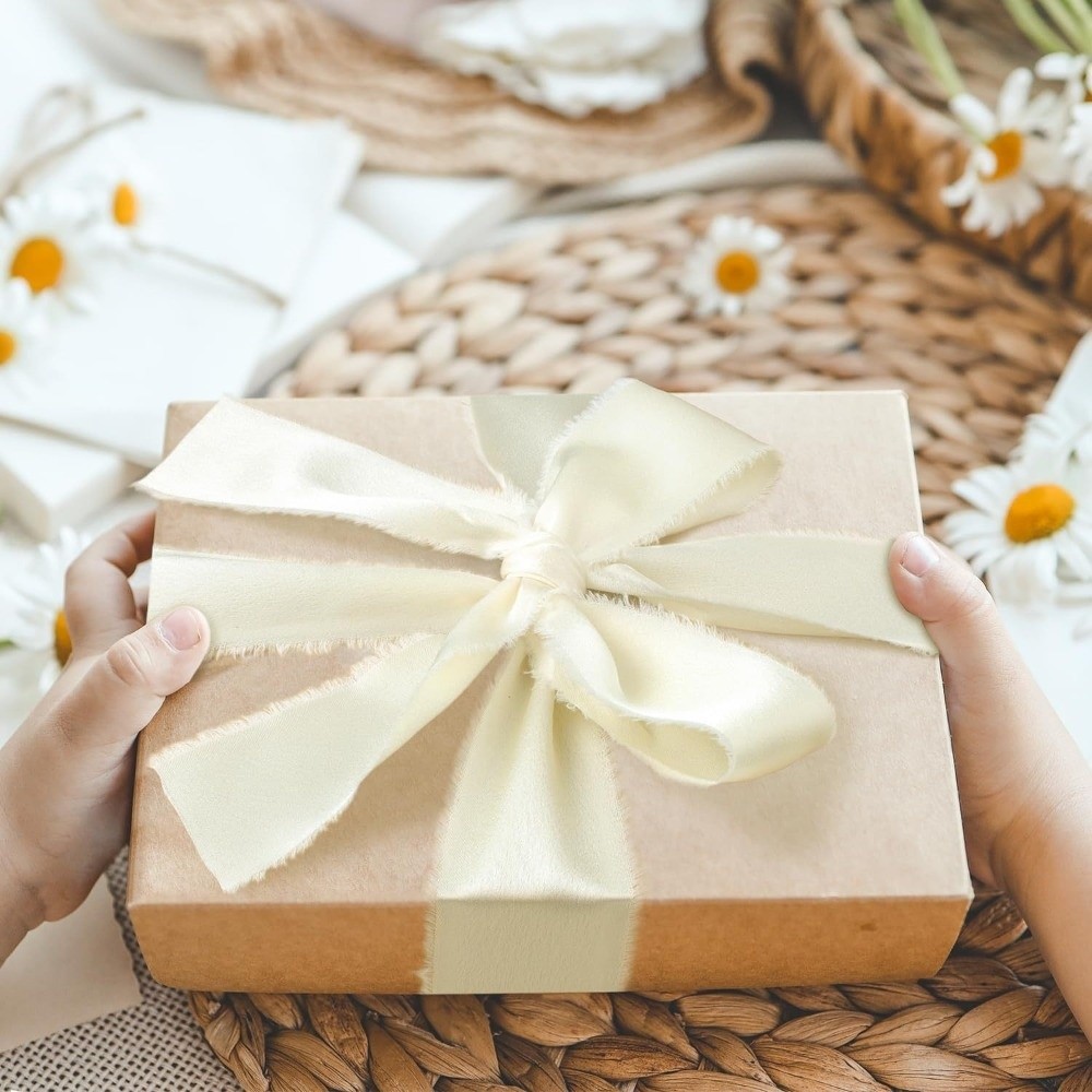 1 Rolo de Fita de Cetim Sólida - Ribbon Bow Gift avaliação e preço