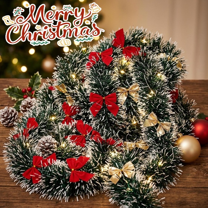 Guirlanda de Natal de 20/2m co - Tinsel Garland Decoration avaliação e preço