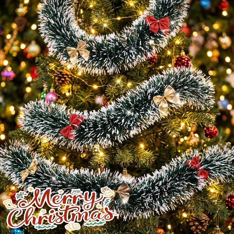 Guirlanda de Natal de 20/2m co - Tinsel Garland Decoration avaliação e preço