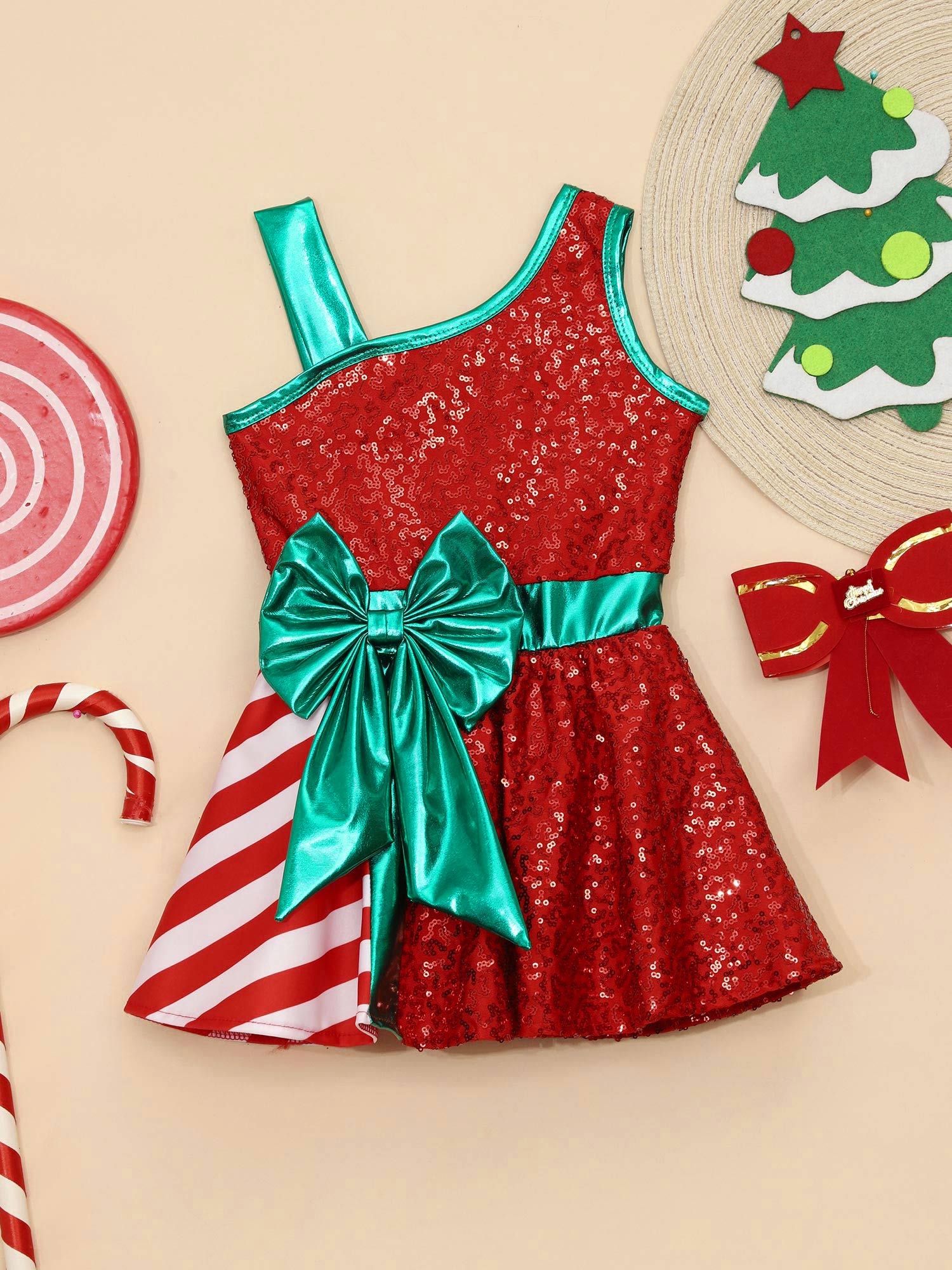 Crianças meninas vestido de fe - Elf Costume Christmas avaliação e preço